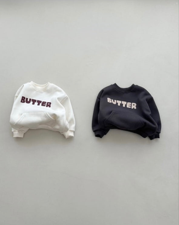 fleece butter sweatshirt