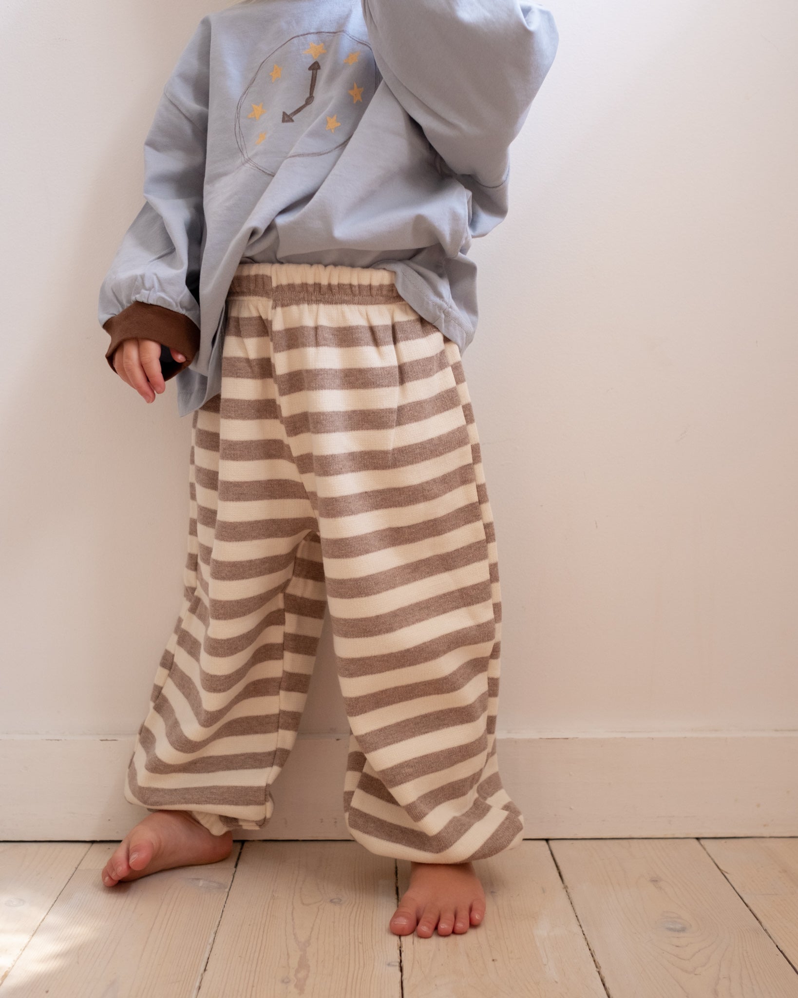 stripe joggers